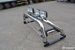 Roll Bar + Brake Light + Tonneau Cover + Spots For Mitsubishi L200 Triton Strada 2019+