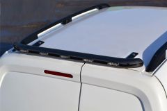 Black Rear Roof Bar + LEDs For Citroen Berlingo 2016 - 2019