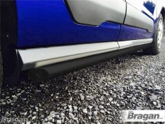 To Fit LDV Maxus V80 SWB 2" Black Side Bars