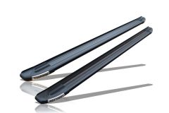 Running Boards Pair - TYPE B For Fiat Talento SWB 2016+ - BLACK