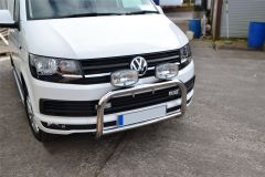 Bull Bar A Bar + Spots For Volkswagen T6 Transporter 2015-2019 Low