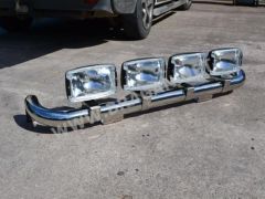 To Fit Mitsubishi Canter U Shape Roof Light Bar C + Oval Rugby Spots x4