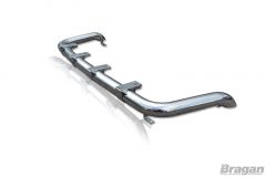 Roof Bar For Nissan NV400 2010+ Polished Stainless Steel Spot Lamps Light Bar