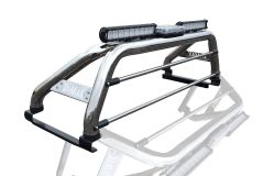 Sport Roll Bar + LEDs + Brake Light + Bar + Amber Beacon + Tonneau Cover For Isuzu D-Max Rodeo 2016 - 2021
