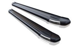 To Fit 2012+ Mercedes Citan / Traveliner MWB / LWB Running Boards Black - Type B