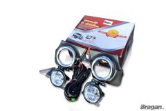 Bumper Spot Fog Lamp Panels For Mitsubishi L200 Triton Strada 2015 - 2019