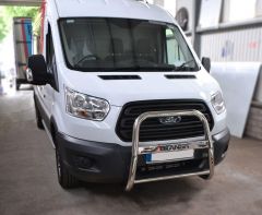 Bull Bar Abar Bumper + Spots For Ford Transit MK8 2014-2021