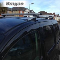 Roof Rails + Cross Bars For Vauxhall Opel Combo E 2019+ SWB  SILVER