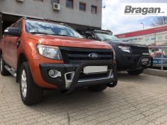 Bull Bar For Ford Ranger 2012-2016 A Bar EU / EC APPROVED - BLACK