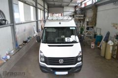 Roof Bar+ Jumbo Spot Lamps For Renault Master 2003-2010 Stainless Top Light Bar