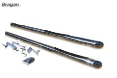 Side Bars + Step Pads x3 For Citroen Jumper Relay SWB 2007 - 2014 - 3"