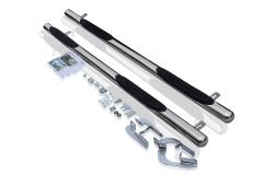 Side Bars Round Ends with 4 Step Pads For Citroen Berlingo 2008 - 2016