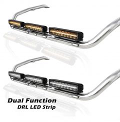 Roof Bar Type C + Night Blazer LED Light Bars For DAF XF 105 Super Space Cab