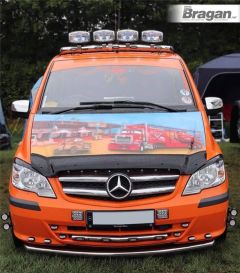 To Fit 2004 - 2014 Mercedes Vito / Viano Acrylic Bonnet Guard