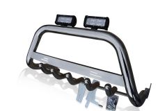 Bull Bar + 6.6" LED Light Bar x2 For Hyundai Tucson 2015 - 2021 A Bar  - No Logo