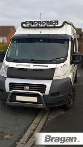 Roof Light Bar + LEDs For Fiat Ducato 2007 - 2014 - BLACK 