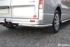 Rear Corner Bars + LEDs For Fiat Ducato 2007-2014 ELWB