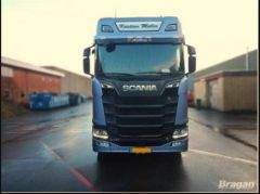 To Fit 2017+ New Generation Scania R & S Series High Cab Slim LED Nameboard Front Sign