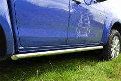 Side Bars - 2" + Downlights For Nissan Navara D22 1997 - 2005