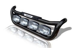 Grill Bar + Jumbo LED Spots + Step Pad + Side LEDs For Volvo FM5 2021+ BLACK