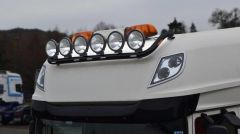 Black Roof Light Bar + LED + Spots For Volvo FM5 Low Standard Sleeper 2021+