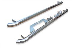 Side Bars Curved For Peugeot Partner 2016-2019 -2.5" - With Mudflaps