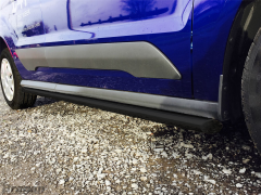 Black Side Bars For Renault Kangoo Express Maxi LWB 2008 - 2021 -