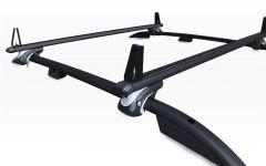 Black Roof Cross Bars + Load Stops + T Pieces For Citroen Jumpy 2016+