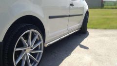 Side Bars + White LEDs For Renault Kangoo 1997-2007 Van