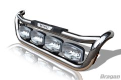 Grill Bar + Jumbo LED Spots + Step Pad + Side LEDs For Renault C Range 2013+