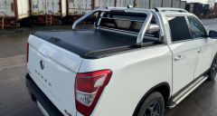 Roll Bar + LEDs + Brake Light + LED Bars + Tonneau For Ssangyong / KGM Musso 2018+ 4x4