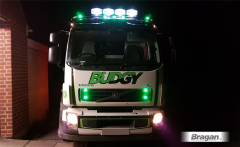 Roof Light Bar A + LEDs + Spots + Clear Beacons + Air Horns + Clamps For Volvo FL 2006+