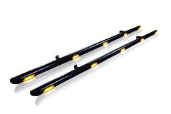 Black Side Bars + Amber LEDs For Opel Vauxhall Combo E LWB 2019+