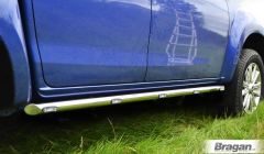 Side Bars + Amber LEDs For Ford Ranger 2006 - 2012