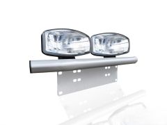 Number Plate Bar + Jumbo Spot Lights For Ford Transit Tourneo Courier 2014-2024