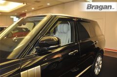 Window Deflectors For Land Range Rover  2012+ Tinted Rain Protector Adhesive