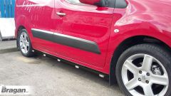 Side Bars + Amber LEDs For 2016 - 2019 Partner / Tepee BLACK