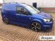 To Fit 2004 - 2010 Volkswagen Caddy Maxi LWB Black Side Bars + White LEDs