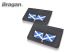 Rear Mud Flaps Embossed UV Rubber SCOTLAND Flag 2pc 65x40cm