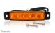 12v / 24v Dual Voltage Amber Super Slim LED Marker Light Truck Trailer Van 4x4