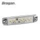 12v / 24v Dual Voltage White Super Slim LED Marker Light Truck Trailer Van 4x4
