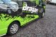 Side Bars For Volkswagen Transporter T6 / Caravelle LWB 2015 - 2022 CURVED - BLACK