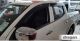 Smoke Tinted Window Wind Rain Deflectors -Adhesive For Mitsubishi L200 Triton Strada 2015 - 2019