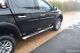 Side Bars + White LEDs For Mitsubishi L200 Triton Strada 2019+