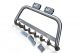 Bull Bar + Rectangle Spot x2 For Vauxhall Opel Combo E 2019+ A Bar - Detachable