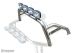 Sport Roll Bar + Blue Jumbo Spots For Ford Ranger 2006 - 2012