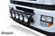 Grill Light Bar Type D - BLACK + Step Pad + Side LEDs + Spots For Foden Alpha (Same as DAF CF)