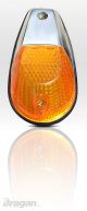 12 / 24 V Amber Corner Chrome LED Light