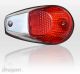 12 / 24 V Red Corner Chrome LED Light