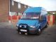 To Fit 2000 - 2006 Ford Transit MK6 Front Matte Black Steel Grill Bullbar A Bar + Spot